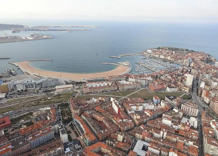 1 Linea De Playa Puerto Deportivo Vistas Al Mar Recien Reformado * ヒホン