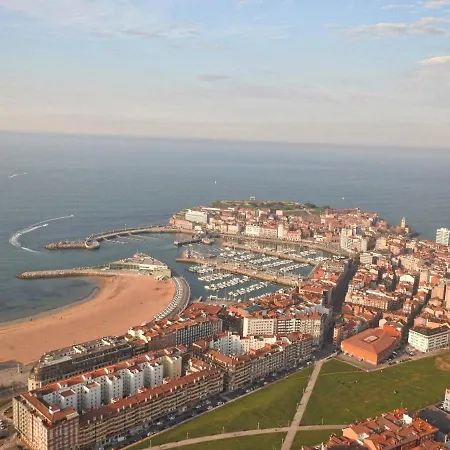 Apartment 1 Linea De Playa Puerto Deportivo Vistas Al Mar Recien Reformado Gijon